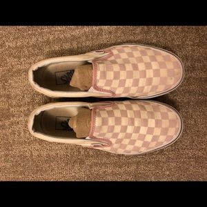 Vans checkered rose pink